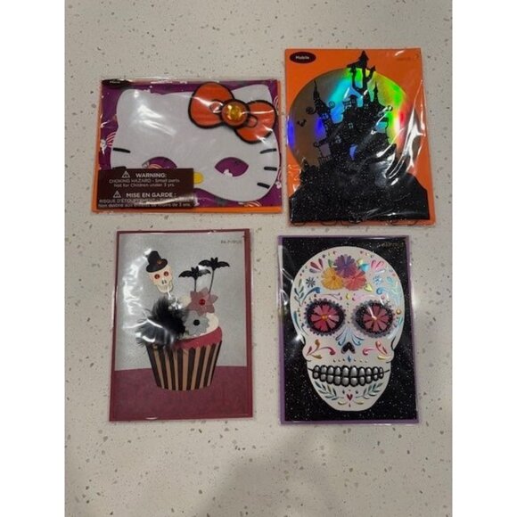 Papyrus Other - NWT set of 4 Papyrus Halloween Greeting Cards